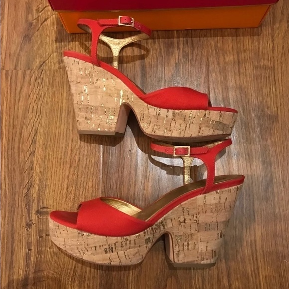 Kate spade platform wedges - Picture 5 of 8
